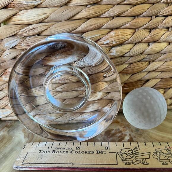 Orrefors Swedan Golf Art Glass - Picture 4 of 5